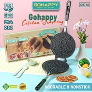 GOHAPPY Nonstick EGG ROLL WAFFLE MAKER Pastry Roller Premium Quality