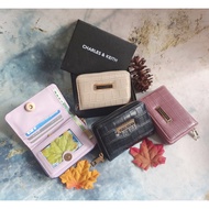 MINI CK Croco MAGNIT WALLET / CnK SMALL FOLDING WALLET With Box