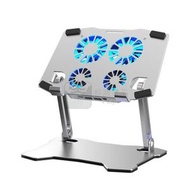 包送貨 - X16 平板電腦支架鋁合金平板散熱器帶4風扇 平板電腦支架