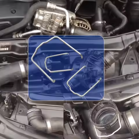 Radiator Hose Retaining Spring Metal Radiator Hose Clamp 154 23 Hose Retainer Clip for BMW E46 325i 