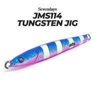JMS114 Tungsten Jig 30g - 80g Micro Light Metal Jigging Fast Fall Jig Fishing Pancing Gewang Ikan Tenggiri Umpan Killer