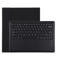 全城熱賣 - T129 適用於iPad Pro 12.9 inch (2020) 可分體藍牙鍵盤超纖皮革平板鍵盤皮套帶支架 黑色鍵盤 (顏色：黑色)