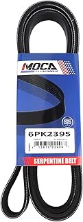 MOCA 6PK2395 EPDM Serpentine Belt for 15-17 Cadillac XTS 3.6L & 10-12 Mercedes-Benz GL550 5.5L & 01-