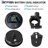 OKCATZONE DC 7-100V Round Digital Voltmeter 2-Wire Voltage Tester Battery Level Indicator Universal 