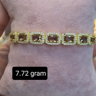 GELANG SILVER 925S ZULTANITE STONE ORIGINAL TURKI || TOKKOE LICENSE