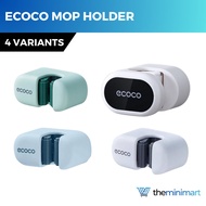 Ecoco Mop Holder No Drill Bathroom Mop Holder Waterproof Hanger Clip Wall Mop Rack Bathroom Holder S