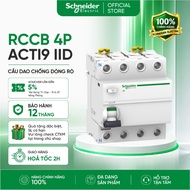 Leakage current circuit breaker RCCB 4P 100mA Acti9 iID - Schneider Electric - A9R12440 A9R12463