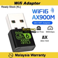 Bluetooth 5.3 + WIFI 6 AX900 USB Wireless Adapter Network 2.4G 5GHZ
