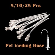 5 Pcs Bird Feeding syring hose for pets feeding or enema tools