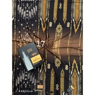 SARUNG ANAK MUDA ARDAN SGJ GOLD - SERI HITAM MOTIF READY SARUNG MUSLIM DEWASA