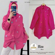 NICE BLOUSE KATUN POPLIN MIX BORDIR / BELLA BLOUSE KATUN POPLIN