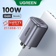 UGREEN USB Charger 100W GaN Charger for Macbook tablet Fast Charging compatible for iPhone Xiaomi  S