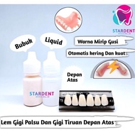 Buruan Beli 💞 Paket Lem Gigi Palsu Dan Gigi Palsu Depan Atas