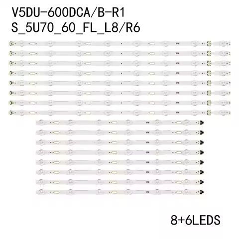 LED Strip For UE60JU6475 UN60JU6400 UN60JU6500 UN60KU6300 S_5U70_60_FL_L8 R6 LM41-00120X LM41-00120Y