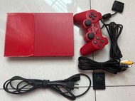 ps2 slim playstation 2 scph 90007 RED 紅色功能正常
