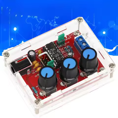 XR2206 High Precision Signal Generator DIY Kit Square Waves 1Hz 1MHz Frequency Range Adjustable Freq