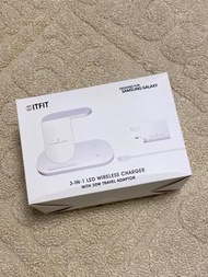 ITFIT 3-in-1 無線充電板 (連30W 旅行充電器) 白色 EX27