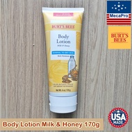 Burts Bees® Body Lotion Milk & Honey 170g Normal to Dry Skin บอดี้โลชั่น บำรุงผิว เบิร์ตส์บีส์