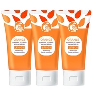 Orange Scented Exfoliator Clear Gel LF16-35 - Gentle Exfoliation for Face & Body, Deep Cleansing, No