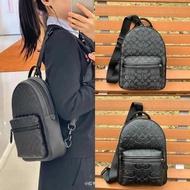 CHARTER/Men's Bag CHARTER Backpack west Chest Bag Genuine Leather Chest Bag Shoulder Messenger Bag C