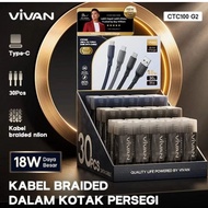 VIVAN CTC100 G2 DATA CABLE | TYPE-C | Original | FAST CHARGING