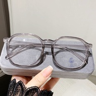 Big Frame Glasses Male Can Match Myopia Glasses Big Face Slimmer Look Glasses Frame