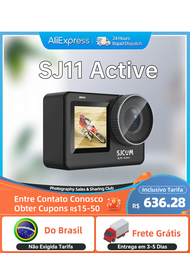 78 Fkwihiabm SJCAM กล้อง SJ11กล้องแอคชั่นแคมเมรา4K 2.33 "หน้าจอสัมผัสกันน้ำ5G WiFi แอคชัน HDR กล้องก