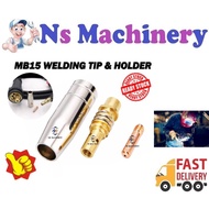 Mig welding MB15 NOZZLE / TIP HOLDER / CONTACT TIP 0.8MM / CONTACT TIP 1.0MM