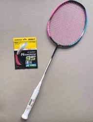 LI-NING 李寧 Halbertec 戰戟 8000 黑藍粉 羽毛球拍