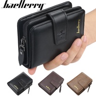 Baellerry Short Men Wallets Fashion New Card Holder Multifunction Organ Leather Purse For Male Zipper Wallet With Coin Pocket