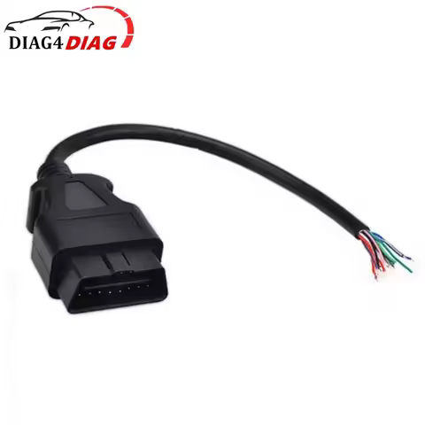 Professional OBD2 16Pin Female/male Connector to Opening OBD Cable OBDII OBD-ii ODB2 16 Pin OBD 2 Ad