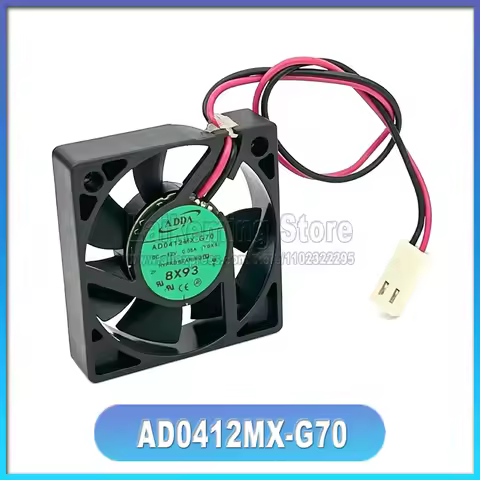 100%New CPU Fan for ADDA AD0412MX-G70 DC12V 0.08A Hydraulic Bearing Silent Cooling Fan 40*40*10MM Fa