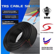Heavy Duty 3 core Wire TRS Sirim Waterproof Power Cable Wire Tough Rubber Sheathed Flex Cable Wayar 