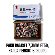 Mini Ramset Concrete Nails 7.3MM Mini Nail Fastening Mini Nails Diameter 7.3 Mm