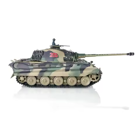 1/16 German King Tiger RC Tank Heng Long 7.0 3888A RTR Remote Control Tanks Standard Version Model