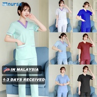 【🇲🇾MALAYSIA READY STOCK】 MEDICAL SCRUB SUIT BAJU SCRUB TOP+PANTS