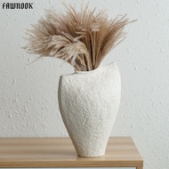 Wabi Sabi Ceramic Vase Minimalist Home Decor Flower Pot for Plants Creative Table Centerpiece Ins St