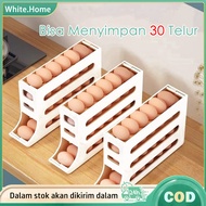 Automatic Egg Rack Egg Storage Refrigerator Egg Organizer 4-Tier Egg Storage Refrigerator Egg Holder