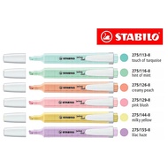 +Fufuli+STABILO STABILO Swan 275 Macaron Color Highlighter Slanted Marker Soft Color Highlighter