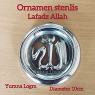 Ring gelang lafadz allah Muhammad stenlis steel ornamen aksesoris asesoris pagar