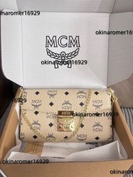 MCM信封包鏈條包TRACY經典印花單肩包斜挎包通勤女包