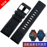 Genuine Genuine Leather Watch Strap Adapt to Disc Large Dial DZ4318/4323/7313 Men Women 26/28mm Pin 