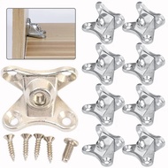 Zinc Alloy Corner Bracket Connectors Corner Code Right Angle Support Furniture Fixing Reinforced Hardware Butterfly L-shaped