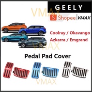 Geely Emgrand Okavango Azkarra Coolray 2020-2022 Pedal Pad Cover For Geely Okavango Azkarra Coolray