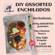 DIY Enchilados Assorted Gummy Candy Chamoy Tajin