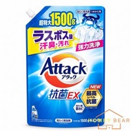 Attack 抗菌EX 強力洗淨高抗菌力洗衣液超特大補充裝 1500g (平行進口)