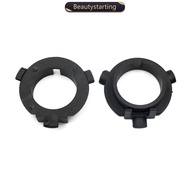 BEAUTYSTARTING 2Pcs H7 LED Adapter Base Headlight Fit for Hyundai Veloster Bulb Holder for KIA K4 K5