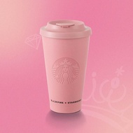 賣全新Starbucks Blackpink Rose ‘s Pick 粉紅色 15.5oz 隨行杯