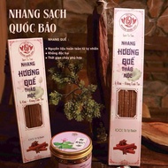 Cinnamon herbal incense 38cm - Quoc Bao Clean Incense Factory