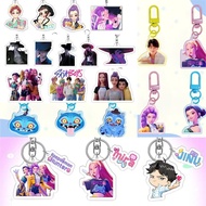 Kpop Demon Hunter Birthday Key Chain Saja Boys Keyring Demon Huntrix Kpop Keychain Gifts for Party G